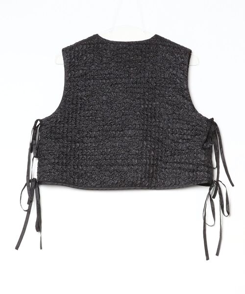「CAROLINA GLASER」 「pema」ベスト ONE SIZE ブラック レディース_画像2
