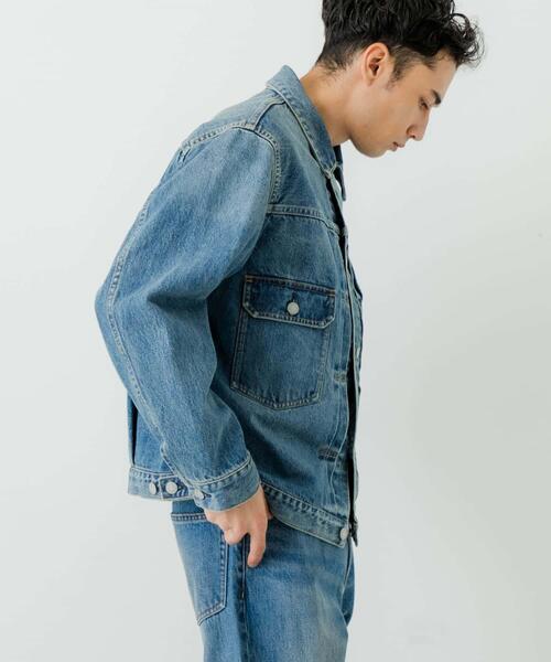 「URBAN RESEARCH」 デニムジャケット MEDIUM インディゴブルー メンズ_画像4
