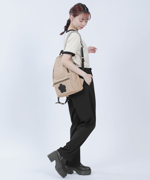 MARY QUANT 大容量リュック MARY QUANT（マリークヮント） リュック FREE ブラック レディース