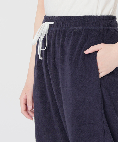 パンツ 「追加」Plus by ONIT/オニット SLOBE別注 2way パイルパンツ レディースの画像
