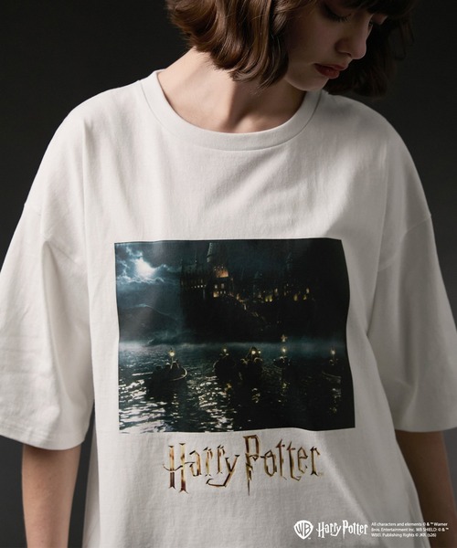 tシャツ 「VELNUS」Harry Potter Graphic Print Short-Sleeve T-Shirt/ハリー・ポッター プリント半袖Tシャツ メンズ レディース | VELNUS | 02