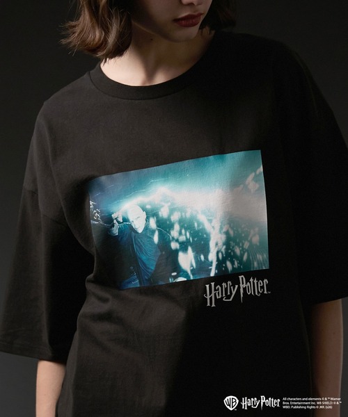 tシャツ 「VELNUS」Harry Potter Graphic Print Short-Sleeve T-Shirt/ハリー・ポッター プリント半袖Tシャツ メンズ レディース | VELNUS | 03
