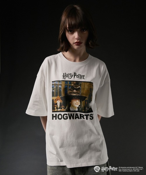 tシャツ 「VELNUS」Harry Potter Graphic Print Short-Sleeve T-Shirt/ハリー・ポッター プリント半袖Tシャツ メンズ レディース | VELNUS | 10
