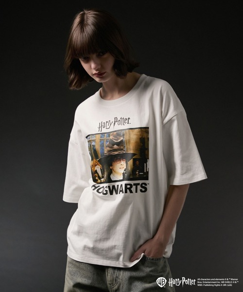 tシャツ 「VELNUS」Harry Potter Graphic Print Short-Sleeve T-Shirt/ハリー・ポッター プリント半袖Tシャツ メンズ レディース | VELNUS | 09