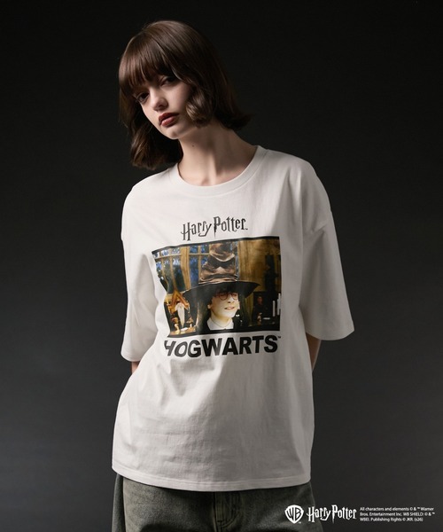 tシャツ 「VELNUS」Harry Potter Graphic Print Short-Sleeve T-Shirt/ハリー・ポッター プリント半袖Tシャツ メンズ レディース | VELNUS | 11