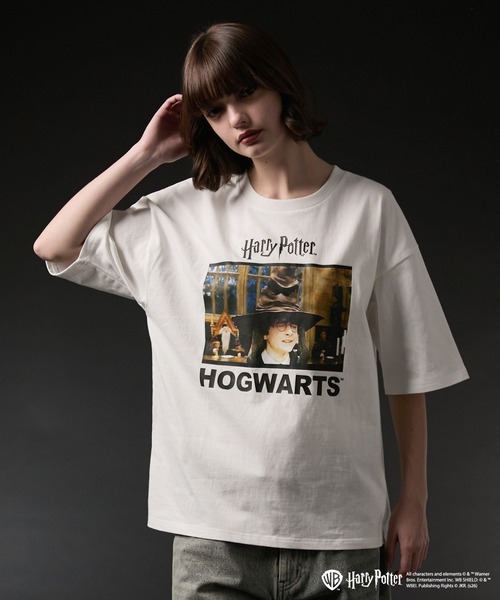 tシャツ 「VELNUS」Harry Potter Graphic Print Short-Sleeve T-Shirt/ハリー・ポッター プリント半袖Tシャツ メンズ レディース | VELNUS | 12