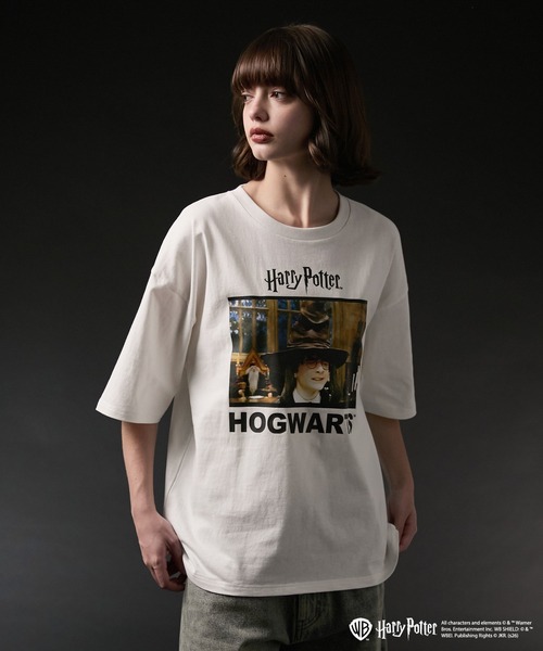 tシャツ 「VELNUS」Harry Potter Graphic Print Short-Sleeve T-Shirt/ハリー・ポッター プリント半袖Tシャツ メンズ レディース | VELNUS | 14