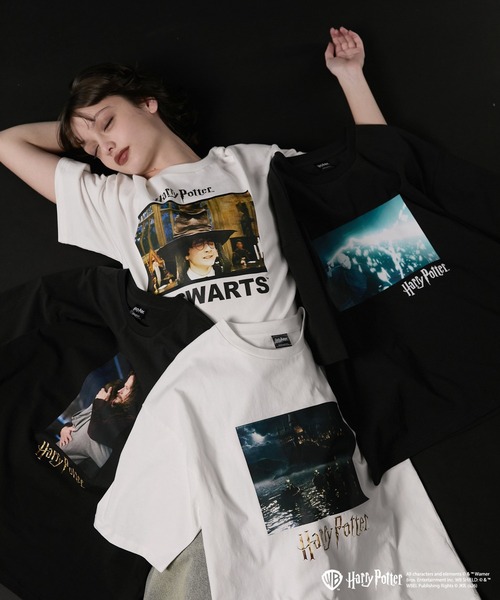 tシャツ 「VELNUS」Harry Potter Graphic Print Short-Sleeve T-Shirt/ハリー・ポッター プリント半袖Tシャツ メンズ レディース | VELNUS | 19