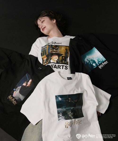 tシャツ 「VELNUS」Harry Potter Graphic Print Short-Sleeve T-Shirt/ハリー・ポッター プリント半袖Tシャツ メンズ レディース | VELNUS | 20