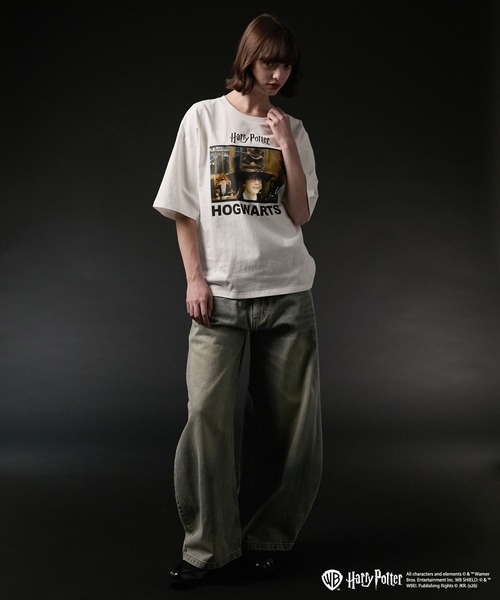 VELNUS tシャツ 「VELNUS」Harry Potter Graphic Print Short-Sleeve T