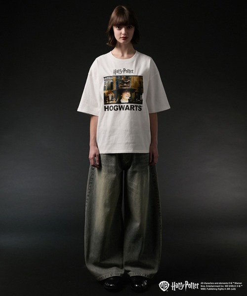 VELNUS tシャツ 「VELNUS」Harry Potter Graphic Print Short-Sleeve T
