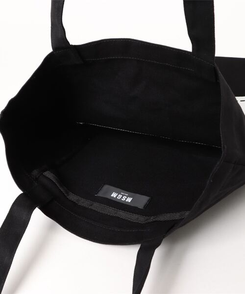 「MSGM」 トートバッグ ONE SIZE ブラック メンズ_画像4