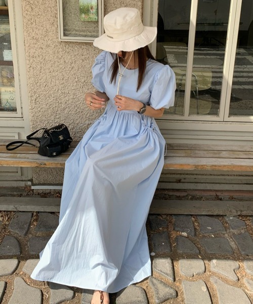 FAVORITO ワンピース 半袖 パフスリーブワンピース : ZOZOTOWN Yahoo