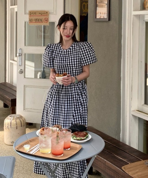 FAVORITO ワンピース 半袖 パフスリーブワンピース : ZOZOTOWN Yahoo