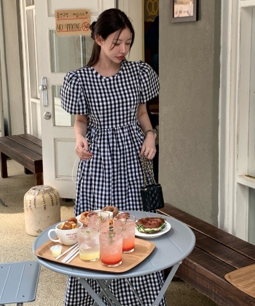 FAVORITO ワンピース 半袖 パフスリーブワンピース : ZOZOTOWN Yahoo
