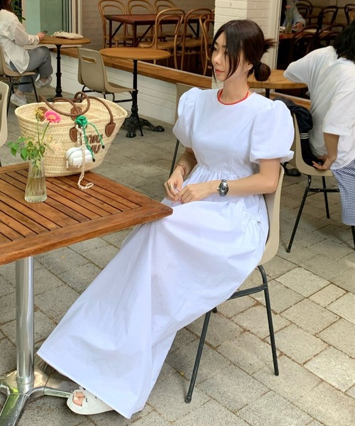 FAVORITO ワンピース 半袖 パフスリーブワンピース : ZOZOTOWN Yahoo