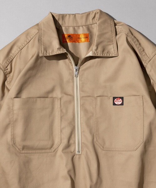 「RED KAP」 長袖シャツ「FREAK’S STOREコラボ」 MEDIUM ネイビー メンズ_画像4
