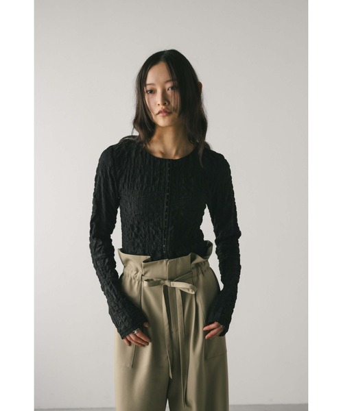 「STYLEMIXER」 長袖ブラウス SMALL ブルー レディース_画像3