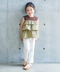 パンツ 「リンク」メロウリブフレアレギンス_セ...の詳細画像2