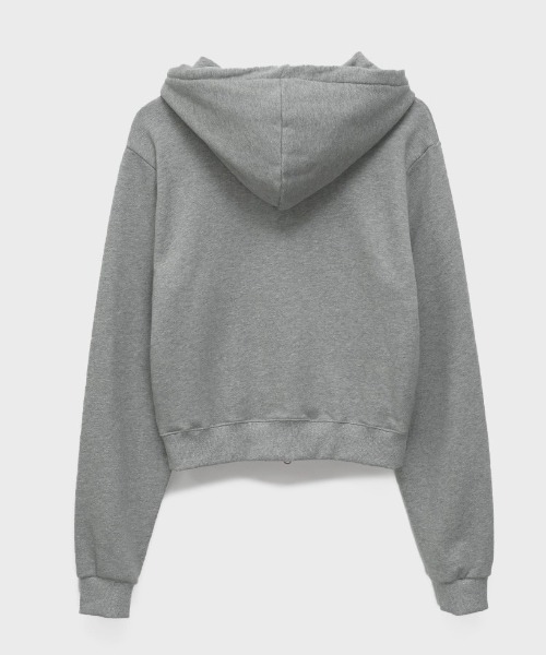 「BLACKUP」 ジップアップパーカー ONESIZE グレー レディース_画像2