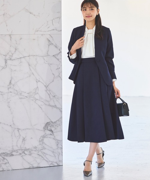 「RUIRUE BOUTIQUE」 スカートスーツ L ブラック レディース_画像2