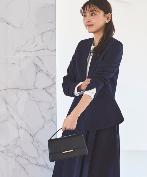 「RUIRUE BOUTIQUE」 スカートスーツ L ブラック レディース_画像4