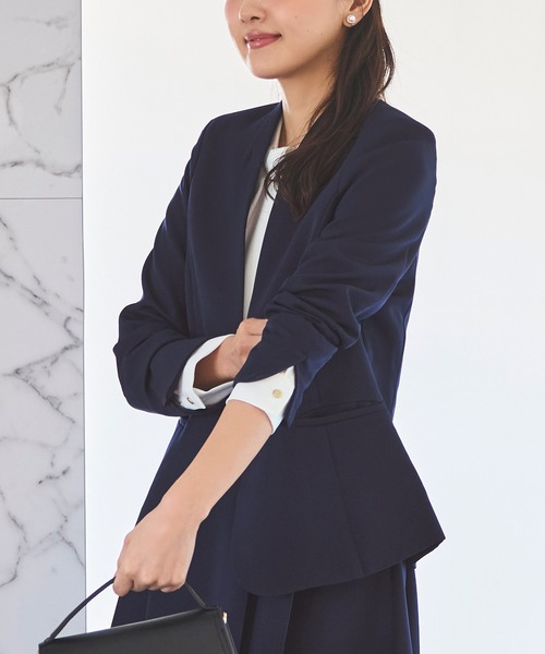 「RUIRUE BOUTIQUE」 スカートスーツ L ブラック レディース_画像7