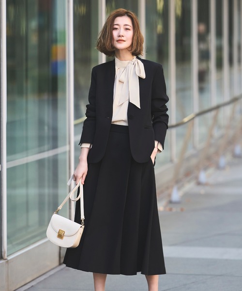 「RUIRUE BOUTIQUE」 スカートスーツ L ブラック レディース_画像9