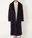 コート ジャケット カシミアミックスフリース ...の詳細画像1