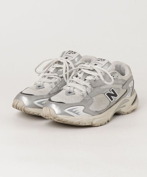 New Balance スニーカー 厚底 ホワイト グレー　24cm New Balance（ニューバランス） ローカットスニーカー 24cm ホワイト