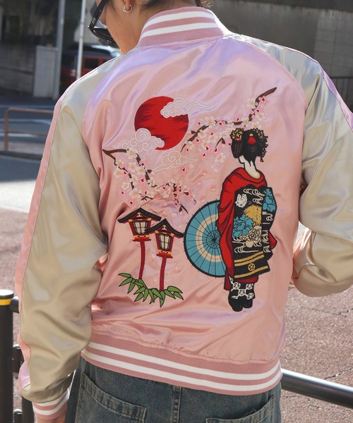 WESTSEA（ウエストシー） スカジャン 虎 風神雷神 舞子 鷹 龍 和柄