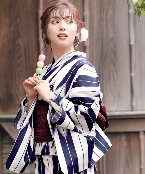 Dita 浴衣 1人で着られる浴衣5点セット 和歌山染工日本染め