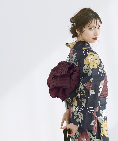 Dita 浴衣 浮世の古典絢爛 和歌山染工日本染め 2点セット 夏 Dita 浴衣 浮世の古典絢爛 和歌山染工日本染め 2点セット 夏