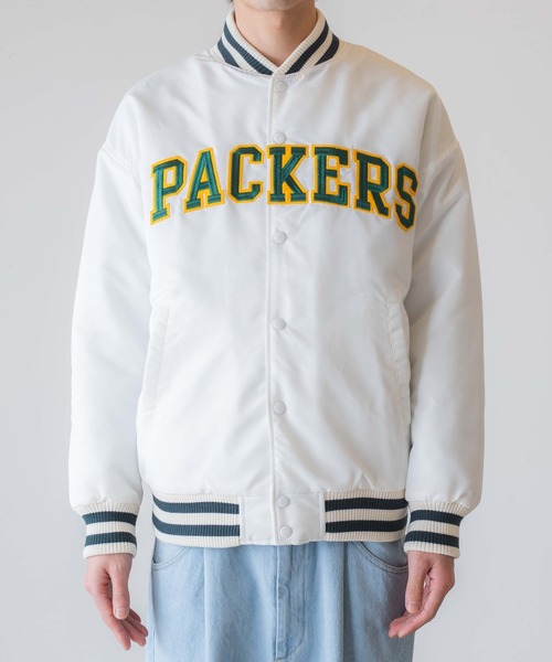 WEGO（ウィゴー） スタジャン WEGO/別注PACKERS スタジャン メンズ