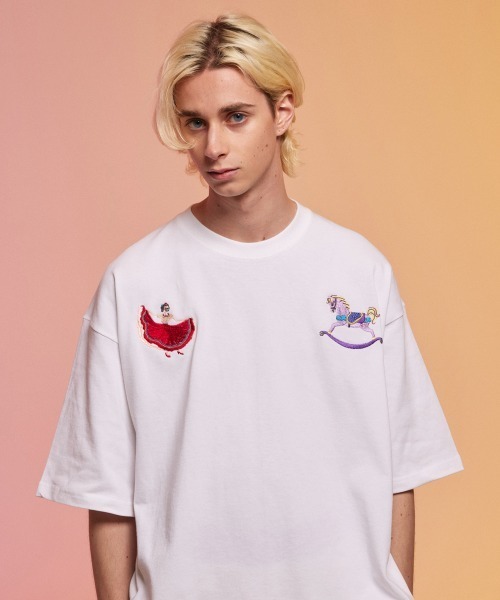 rehacer（レアセル） tシャツ : Wander Wonder HW Wide T / ワンダー 