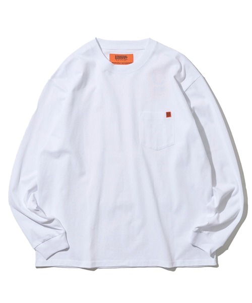 STONE  スリーブポケット クルーネック スウェットシャツ UNIVERSAL OVERALL tシャツ 「UNIVERSAL OVERALL」ポケット