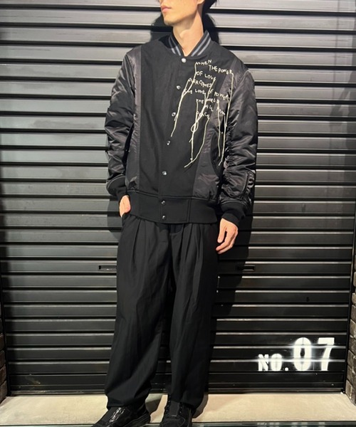 roar guns（ロアーガンズ） ma1 ma-1 TEXAS MELTON MESSAGE メンズ