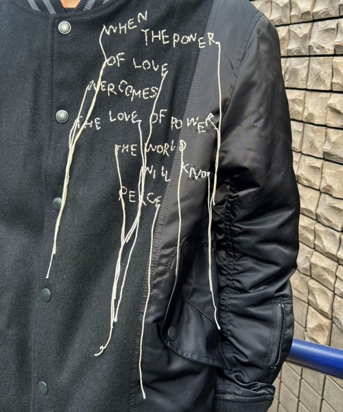 ma1 ma-1 TEXAS MELTON MESSAGE メンズの画像