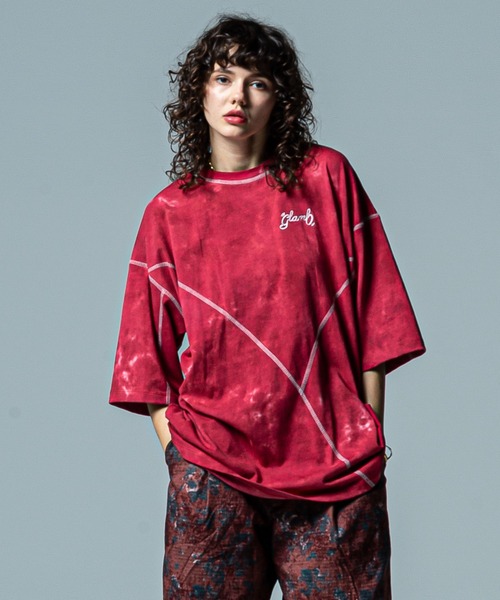 glamb（グラム） tシャツ Patchwork Tie-Dye CS / パッチワーク