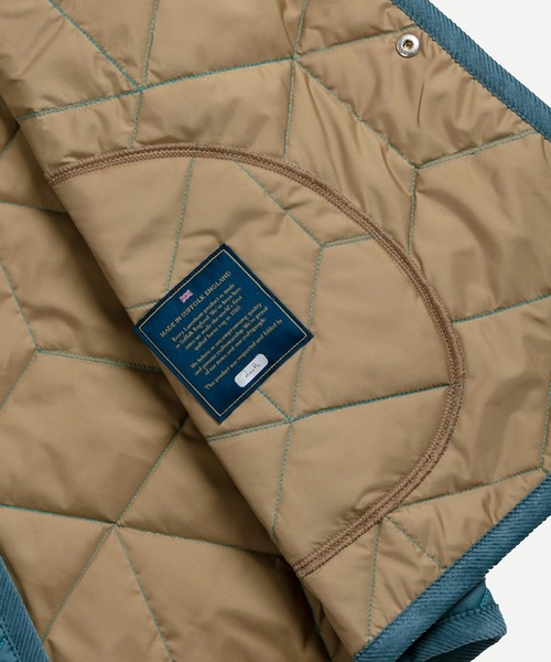LAVENHAMラブンスター キューブキルト バートン ウィメンズ LAVENHAM（ラベンハム） ベスト ジレ LAVENSTER CUBE QUILT BARTON