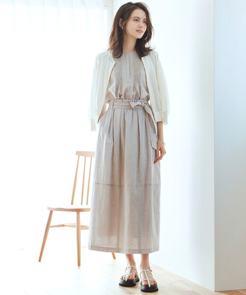 23区 カーディガン 「SLOW/洗える」シアージップカーディガン