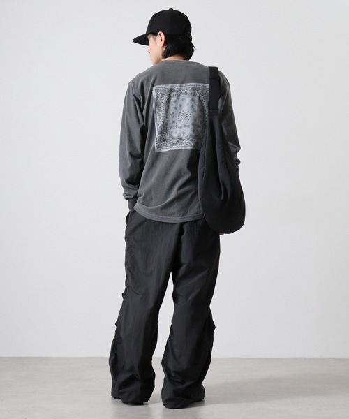 MODISH GAZE（モディッシュガゼ） tシャツ バンダナ プリント ロンT 