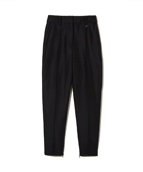 LEINWANDE High-rise Slim Trousers ブラック LEINWANDE High-rise Slim Trousers ブラック
