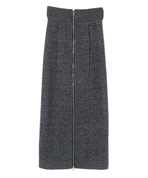 fifth（フィフス） スカート ウール混チェックナロースカート