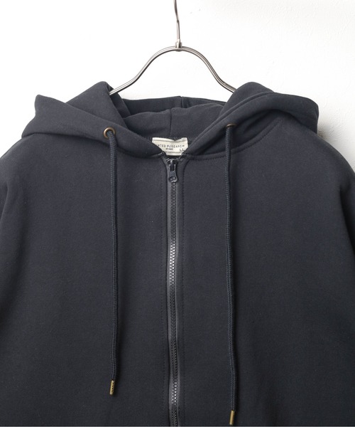 Novelbright 黒ZIPパーカー裏起毛 裏起毛ZIPパーカー / TARO＆HANAKO