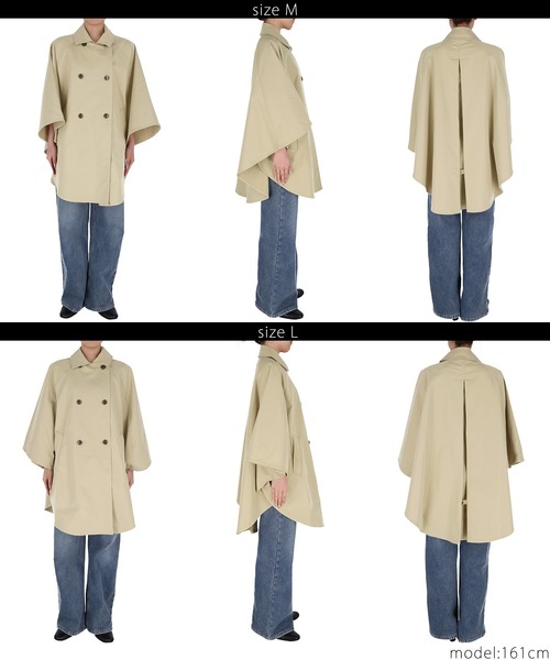 coca（コカ） トレンチコート コート ポンチョトレンチコート