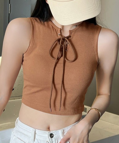 WAAC ノースリーブ　レディーストップス tシャツ 「WAAC」WOMENS ニットミックス ノースリーブプル