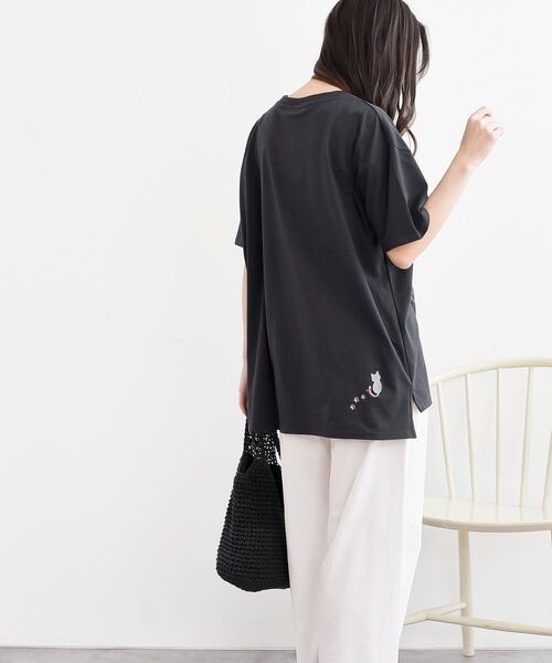 r・p・s（アールピーエス） tシャツ 半袖 ねこだらけ3ポケットワイド