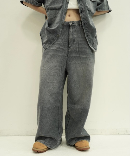 centimeter（センチメーター） ワイドパンツ ジーンズ CMT ruler baggy 