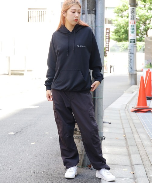 パーカー DOGTOWN/ドッグタウン Scratch Cross HOODIE プルオーバーパーカー バックプリント ビッグシルエット レディース DOGTOWN/ドッグタウン Scratch Cross HOODIE プルオーバー